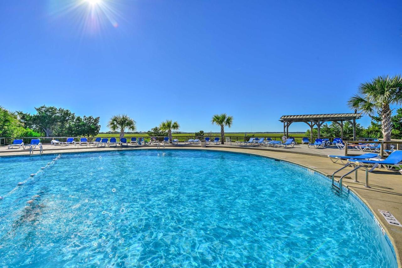 Harbor Island Condo With Deck - Steps To Beach! Oceanmarsh Subdivision Exterior photo