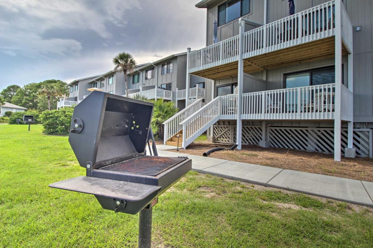 Harbor Island Condo With Deck - Steps To Beach! Oceanmarsh Subdivision Exterior photo