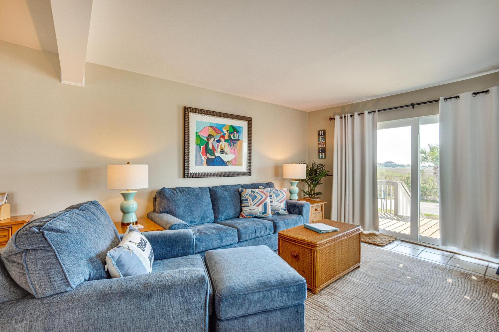 Harbor Island Condo With Deck - Steps To Beach! Oceanmarsh Subdivision Exterior photo