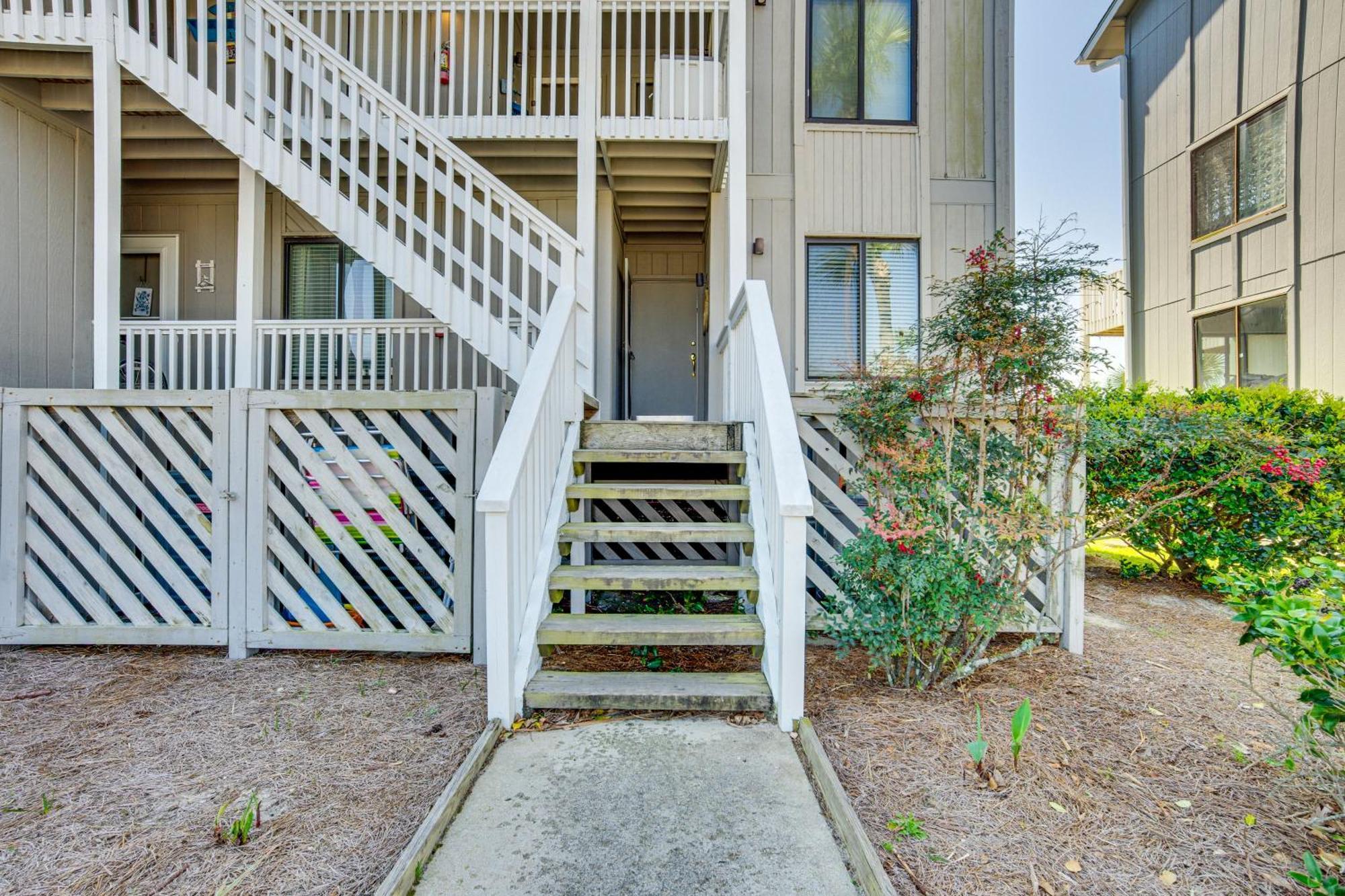 Harbor Island Condo With Deck - Steps To Beach! Oceanmarsh Subdivision Exterior photo